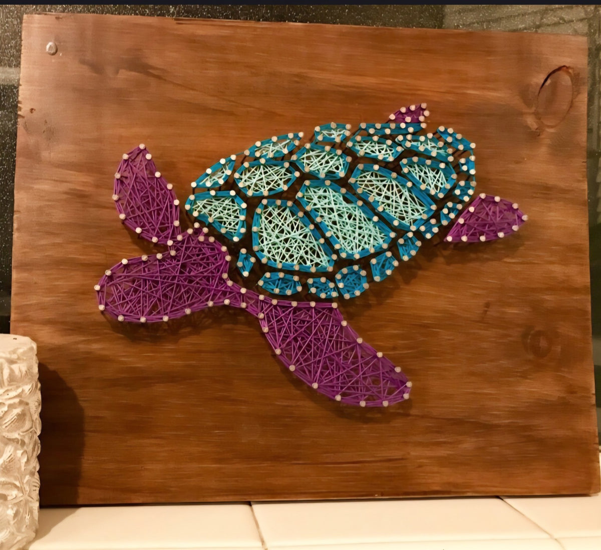 Sea Turtle String Art Workshop design