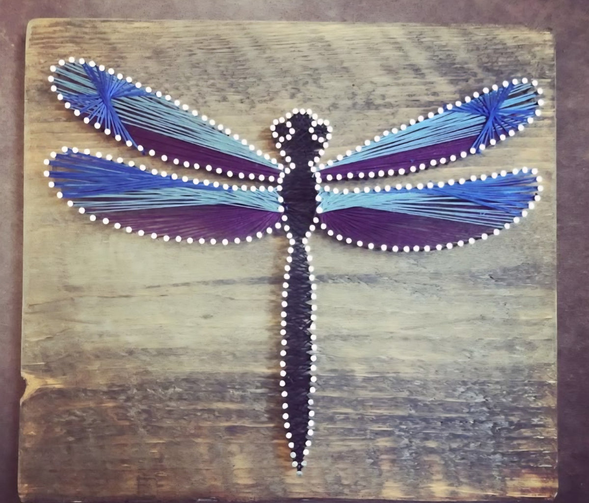 Dragonfly String Art Workshop design
