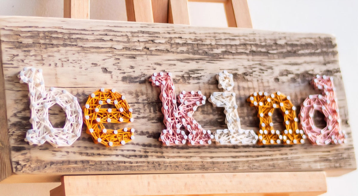 Be Kind String Art Workshop design