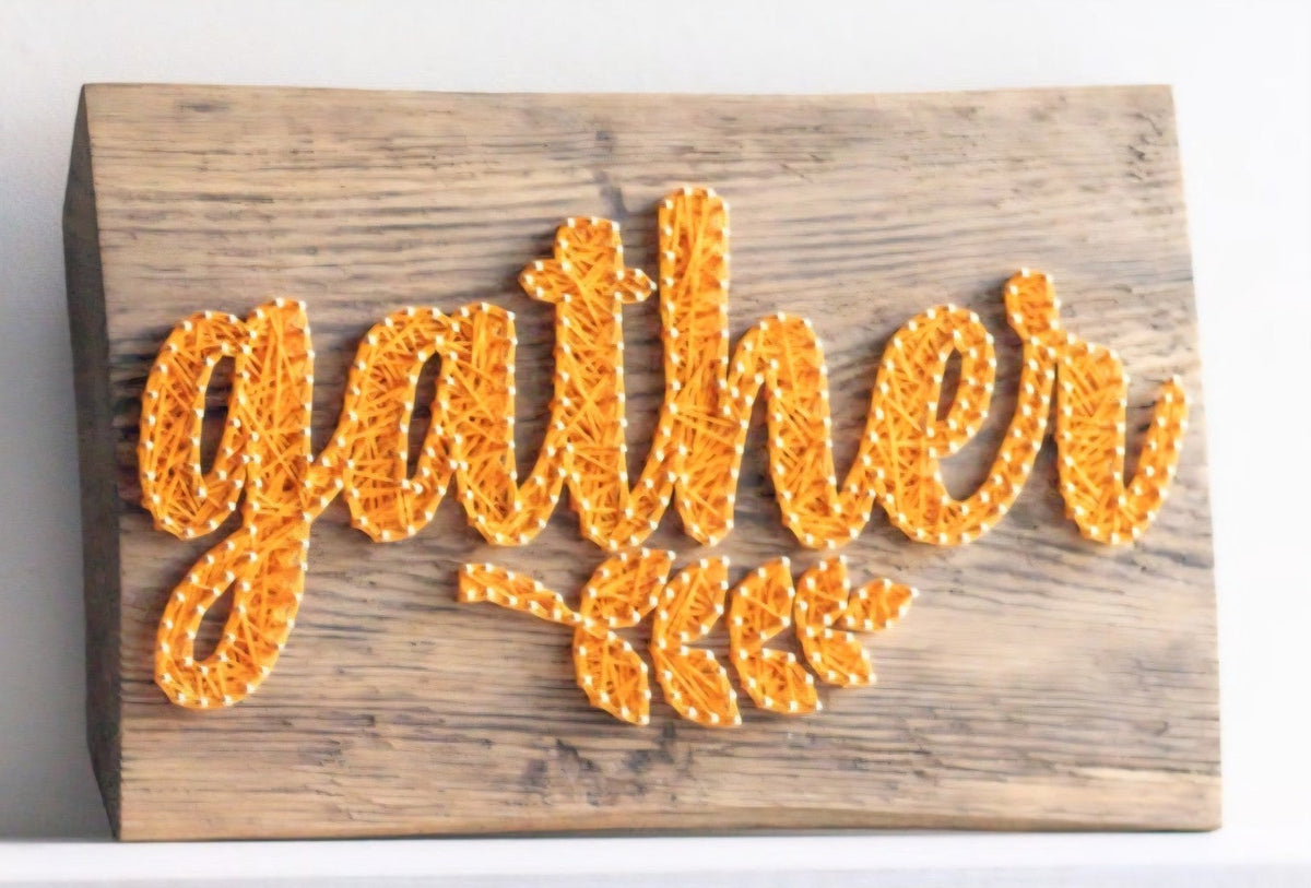 Gather String Art Workshop design