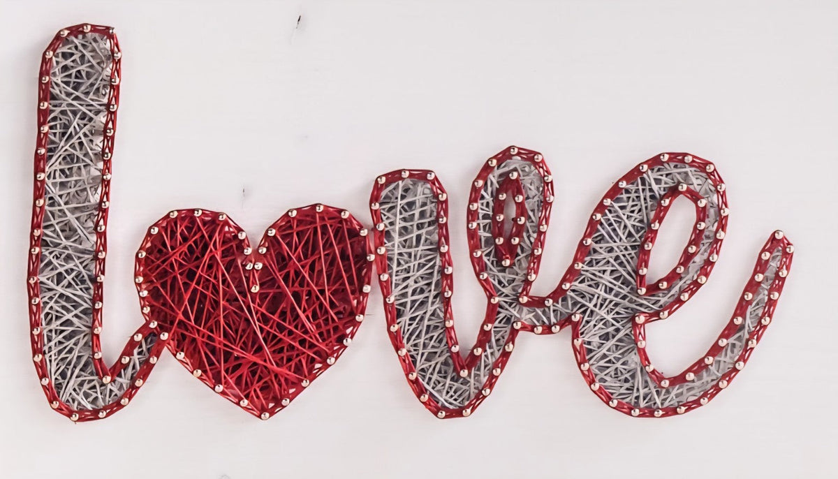 Love Heart String Art Workshop design