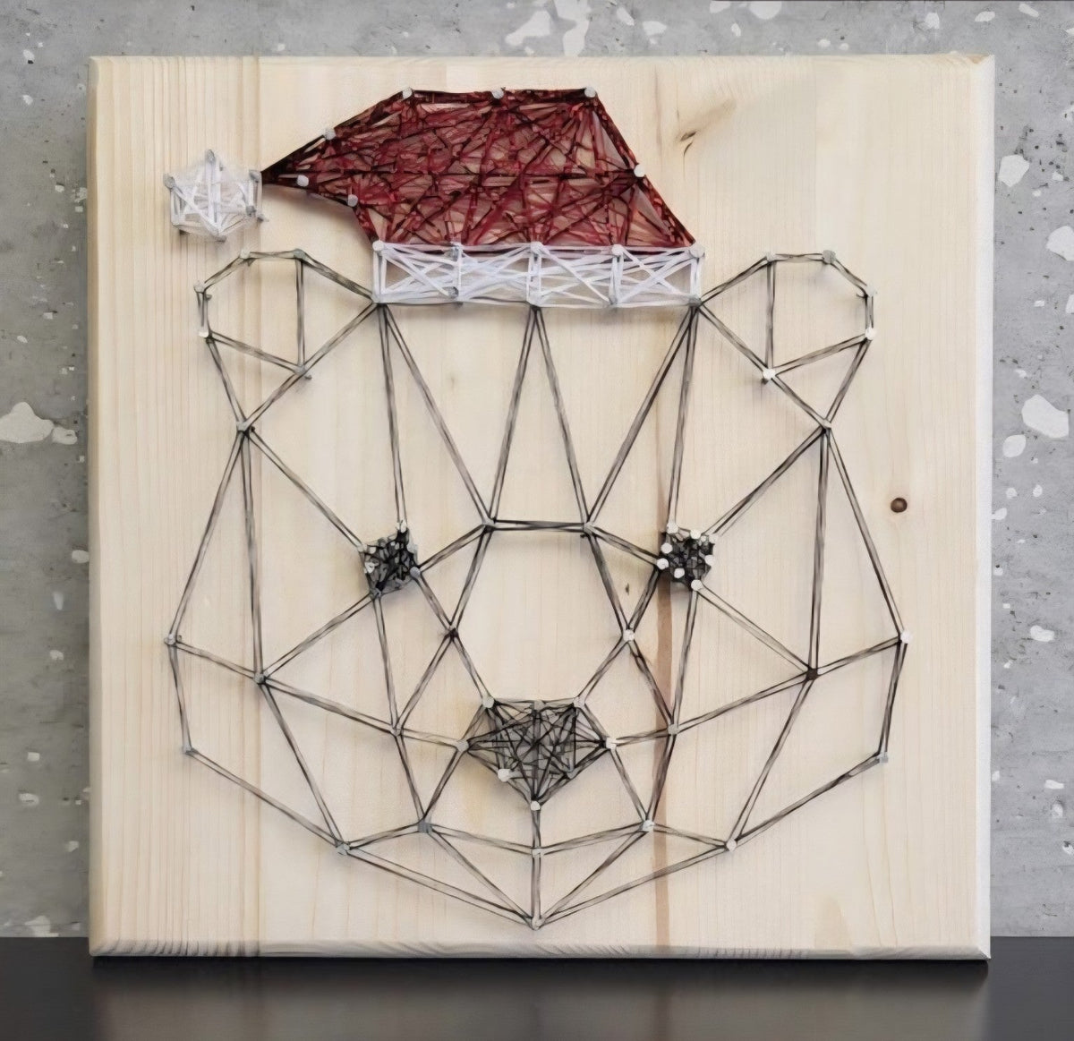 Christmas Bear String Art Workshop design