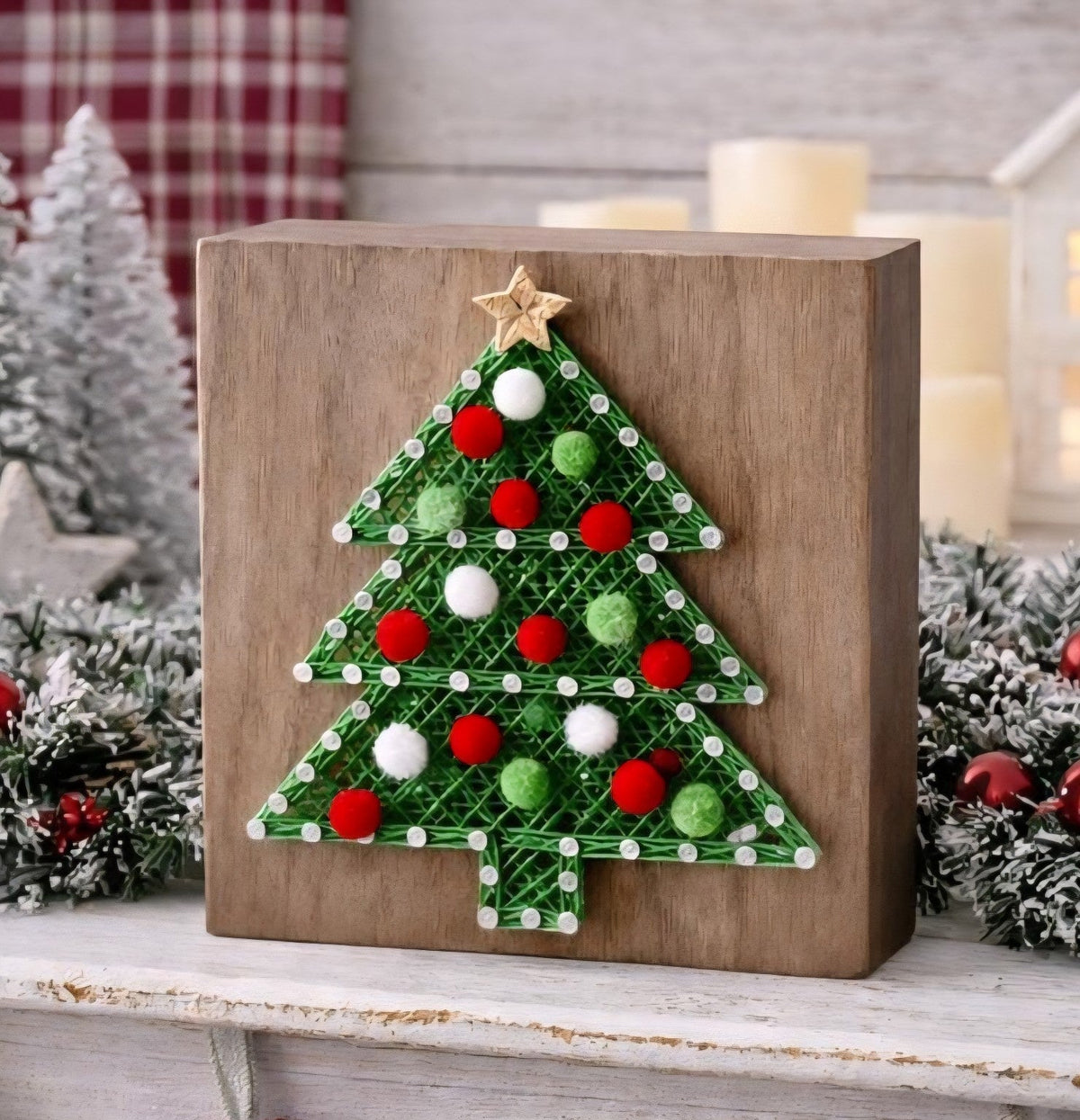 Christmas Tree String Art Workshop design