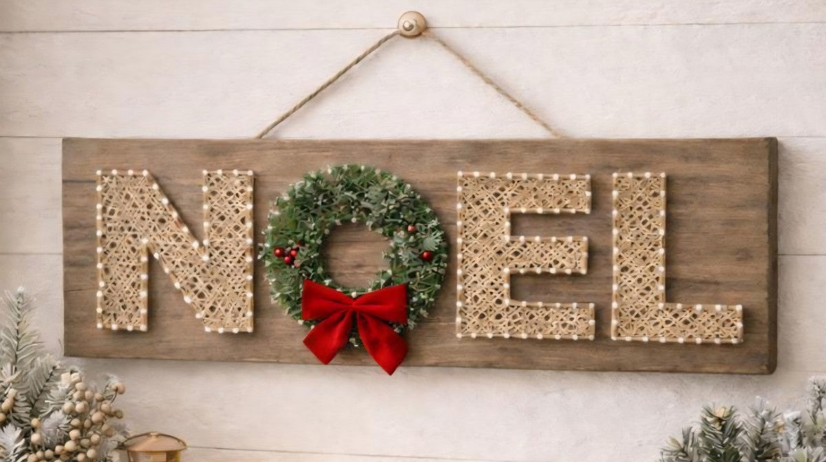 Noel Christmas String Art Workshop design