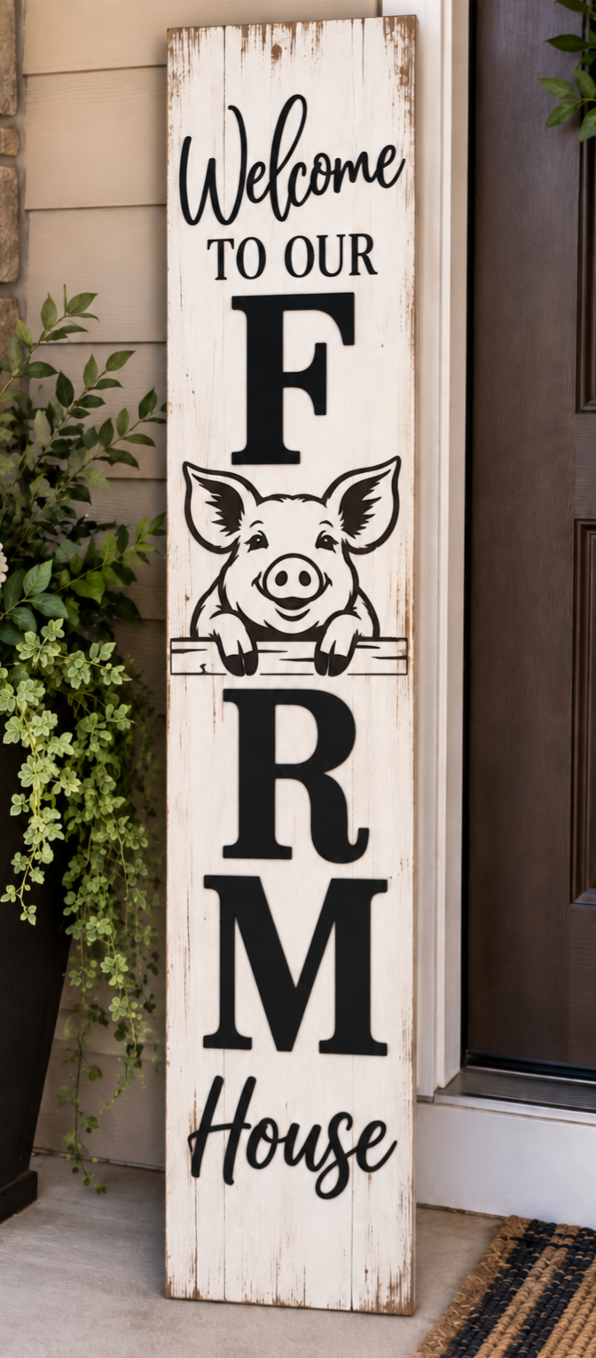 Welcome to Our Farm pig