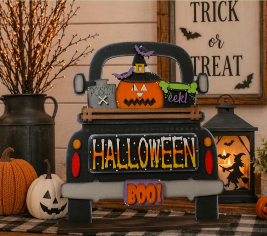 Halloween witches hat interchangeable truck set