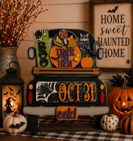 Oct 31 Halloween interchangeable truck set