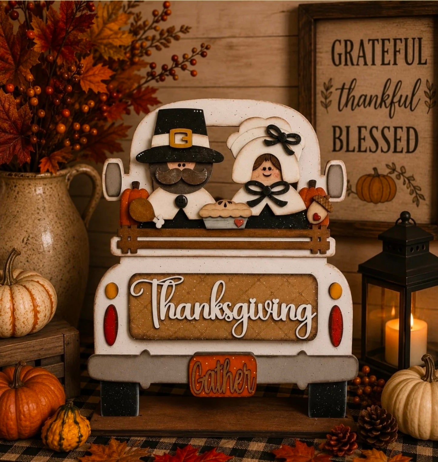 Thanksgiving interchangeable truck set