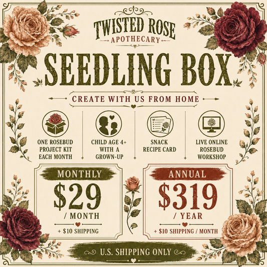 Seedling Box monthly and annual membership pricing with separate U.S. shipping charge